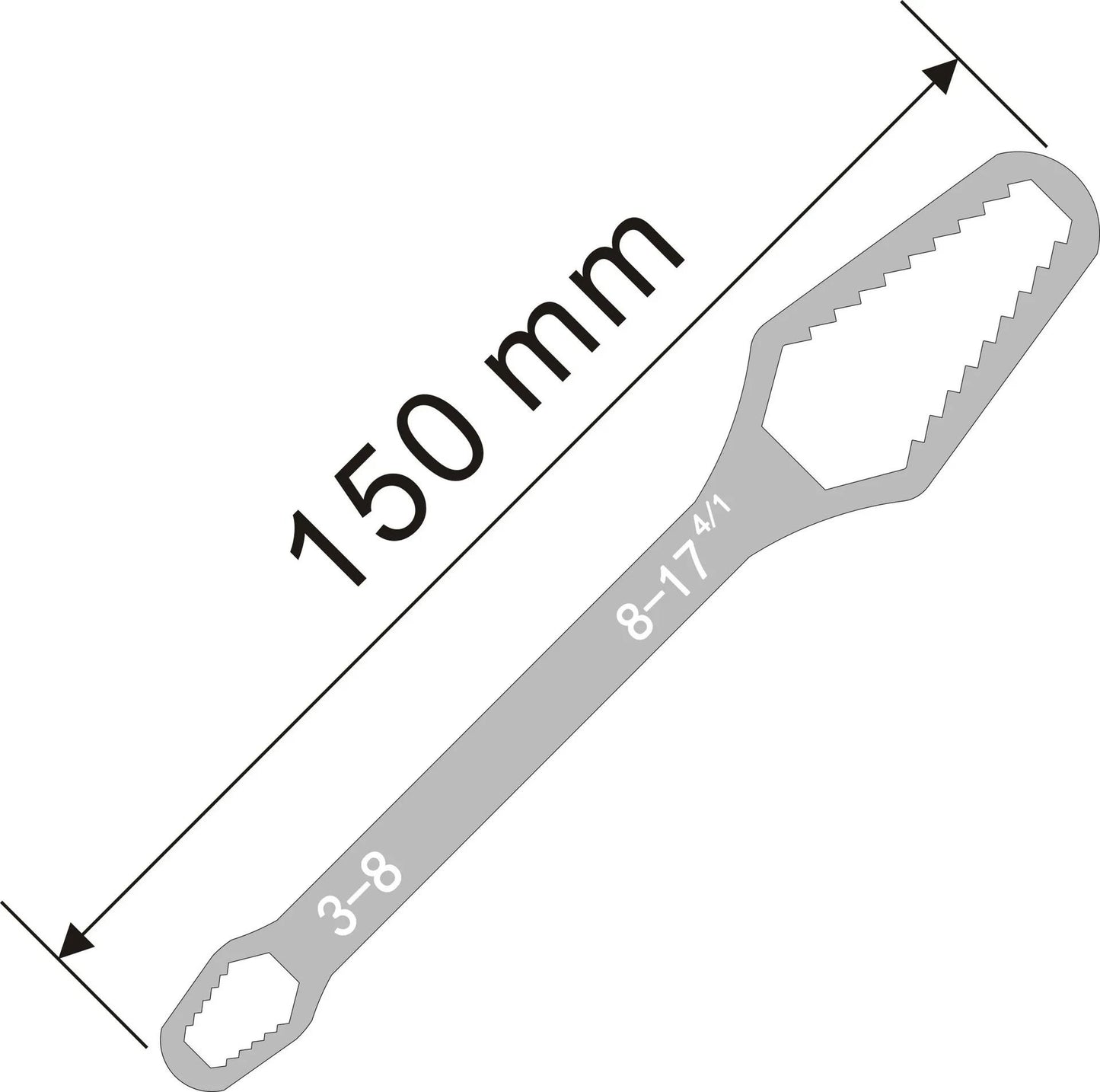Universal Adjustable Torx Wrench 3 To 17mm 7