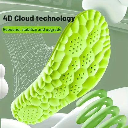 Shock Absorption Breathable Deodorizing Insoles With Arch Support 1