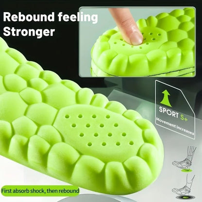 Shock Absorption Breathable Deodorizing Insoles With Arch Support 2