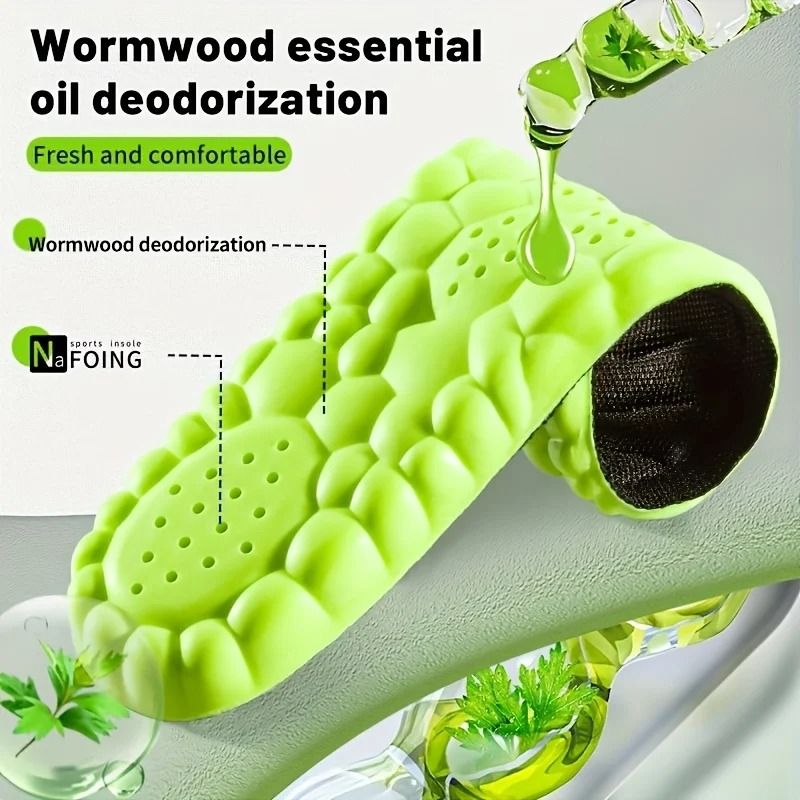 Shock Absorption Breathable Deodorizing Insoles With Arch Support 3