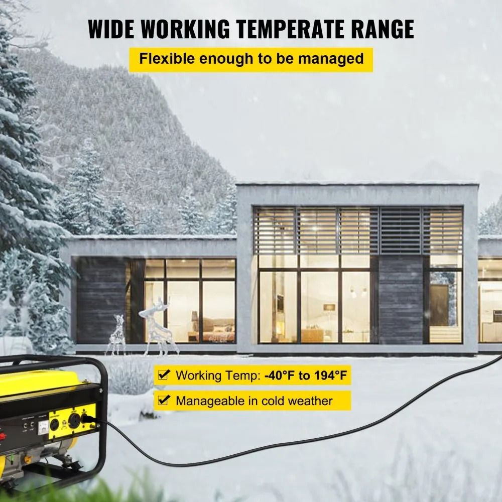 Welder Extension Cord Pure Copper STW Weatherproof NEMA Portable Welders Cable 4