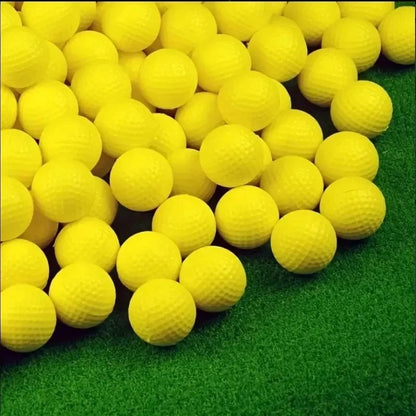 Foam Golf Practice Balls for Indoor and Outdoor Training (10 Pack)