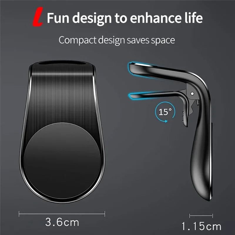 Magnetic Car Phone Holder Air Vent Mount For Smartphones 2