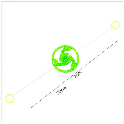 Hand Pulled LED Flywheel Toys For Kids 6 Pack 2