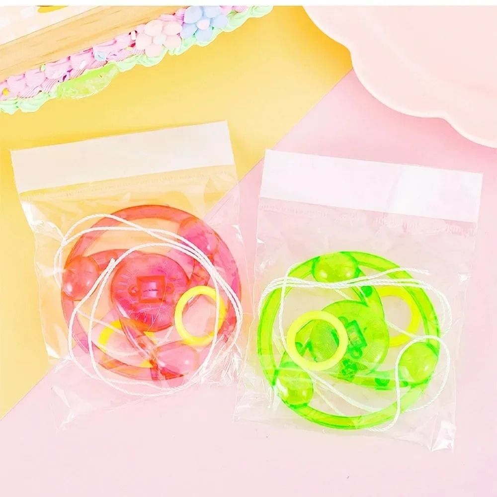 Hand Pulled LED Flywheel Toys For Kids 6 Pack 5