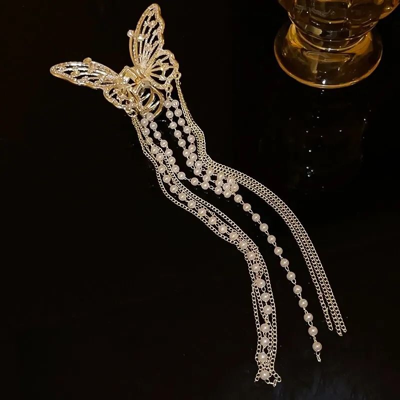 Butterfly Hair Clip With Long Tassel For Women 1