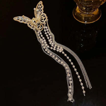 Butterfly Hair Clip With Long Tassel For Women 1