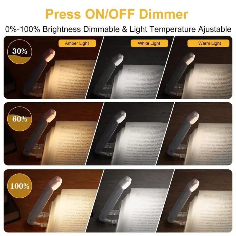 LED USB Rechargeable Book Light 1