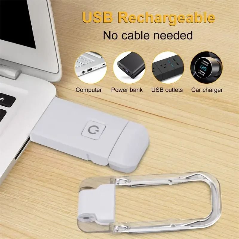 LED USB Rechargeable Book Light 3