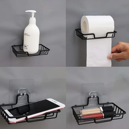 WallMounted Stainless Steel Soap Dish Holds 2 Soap Bars Drain Holes Bathroom Decor No Drill Hallowe 3