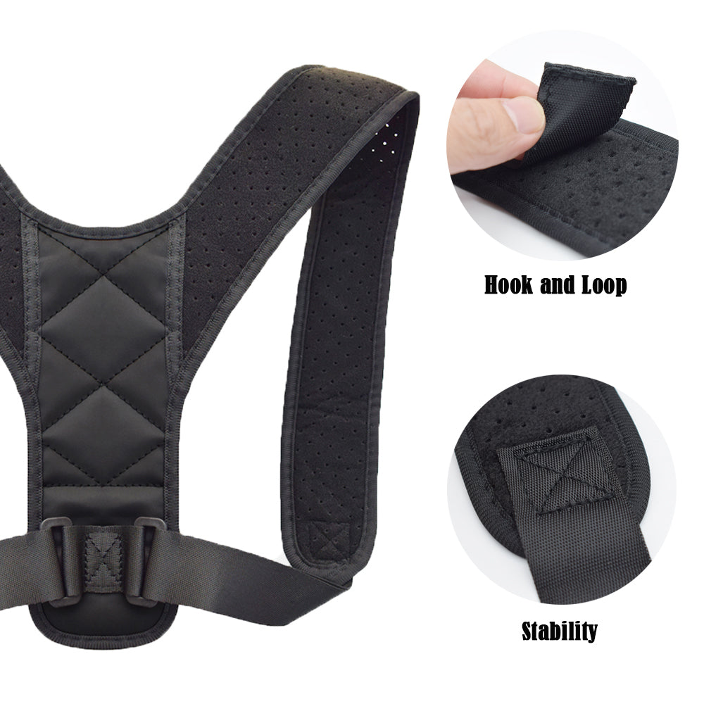 Hunchback Corrector Adult, Posture Correction Belt Shoulder, Back Posture Correction Belt, Straight Back, Men and Women
