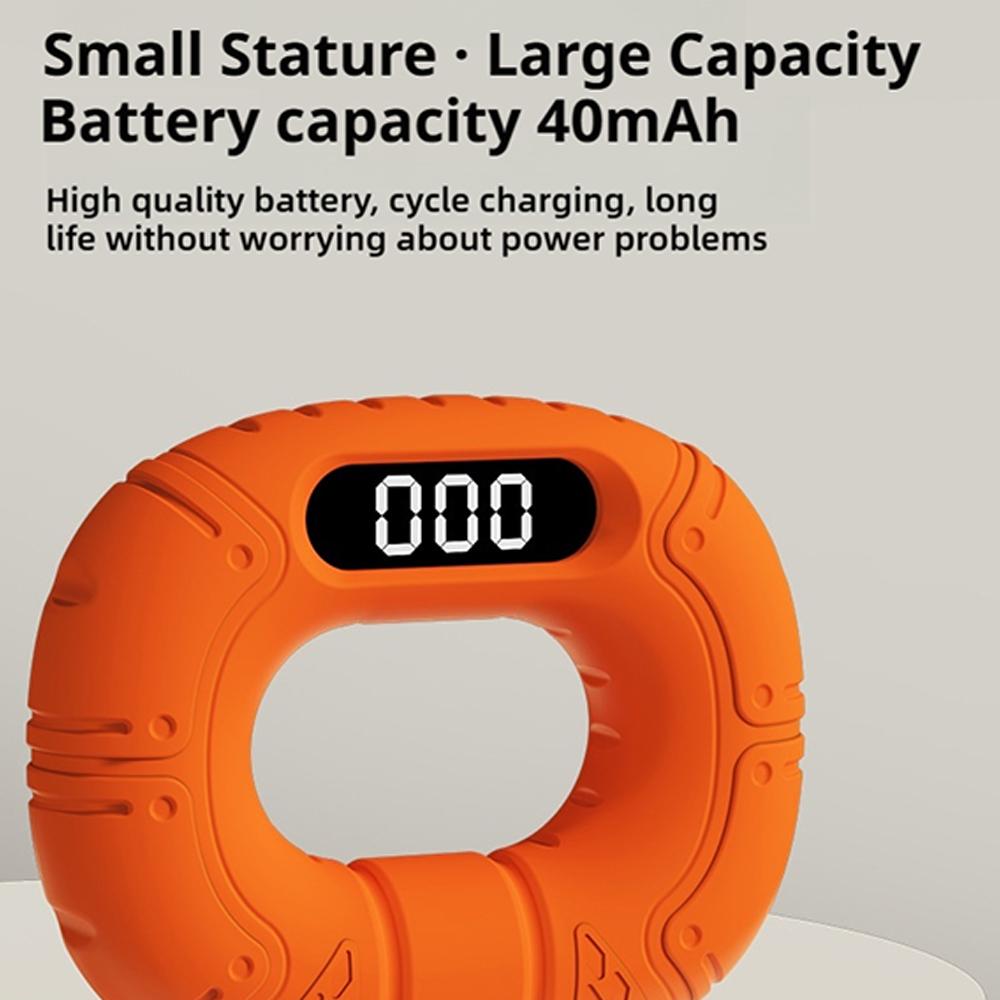 Hand Grip Strengthener For Carpal Tunnel, Bluetooth Silicone Finger Exerciser, Wrist Workout, Fitness Training