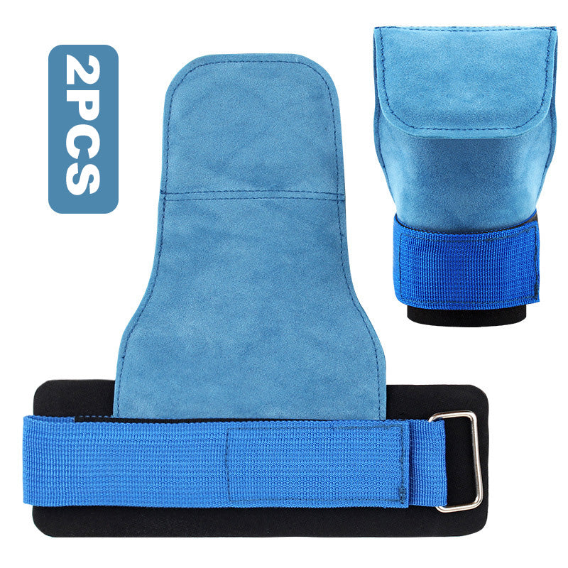Workout Fitness Palm Training Guards, Cowhide Gym Gloves, Lifting Pull-up Deadlift, Power Booster Belt, Anti-Skid Weight