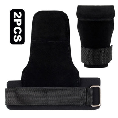 Workout Fitness Palm Training Guards, Cowhide Gym Gloves, Lifting Pull-up Deadlift, Power Booster Belt, Anti-Skid Weight
