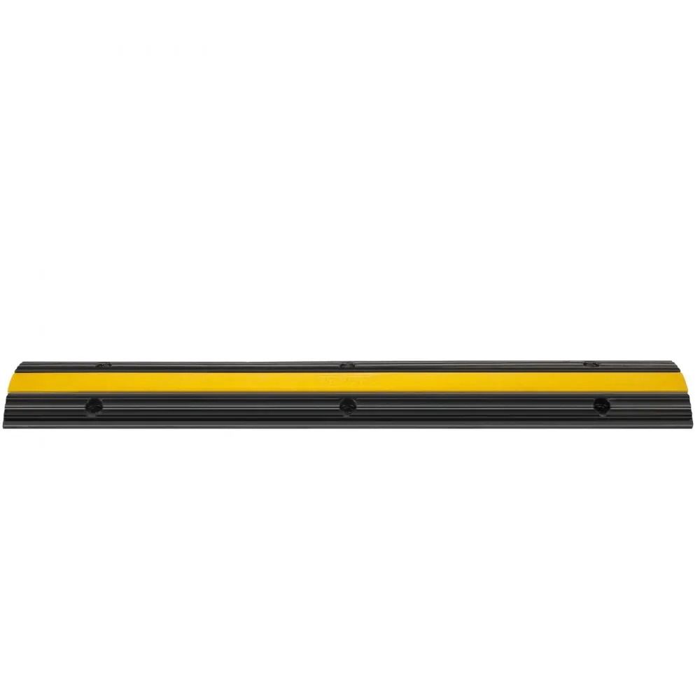Heavy Duty Cable Protector Ramps Channel Rubber Cord Cover Speed Bump Driveway Hose Cable Ramp Prot 6