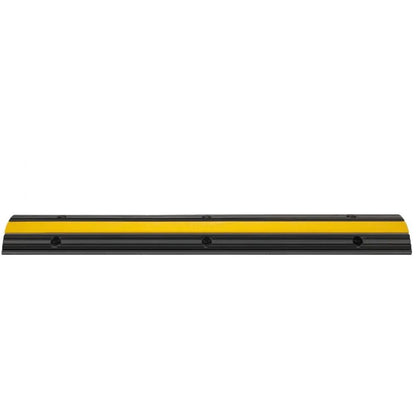 Heavy Duty Cable Protector Ramps Channel Rubber Cord Cover Speed Bump Driveway Hose Cable Ramp Prot 6