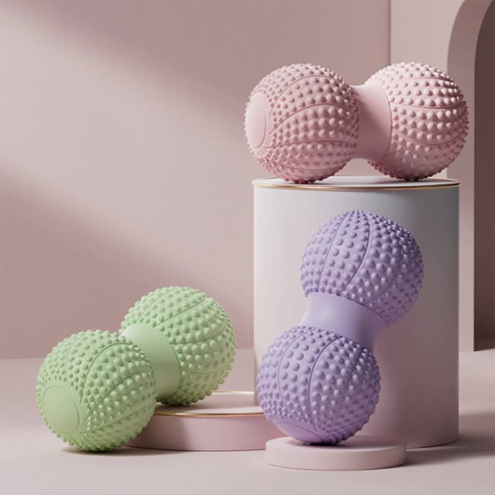 High Density Therapy Tool, Peanut Massage Ball Yoga Balls, Muscle Pain Relief, Myofascial Release, Fitness Recovery