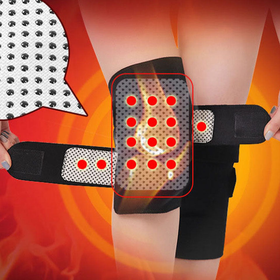 Magnetic Therapy Kneepad Tourmaline Self Heating Knee Pads Arthritis Knee Patella Support Pain Reli 2