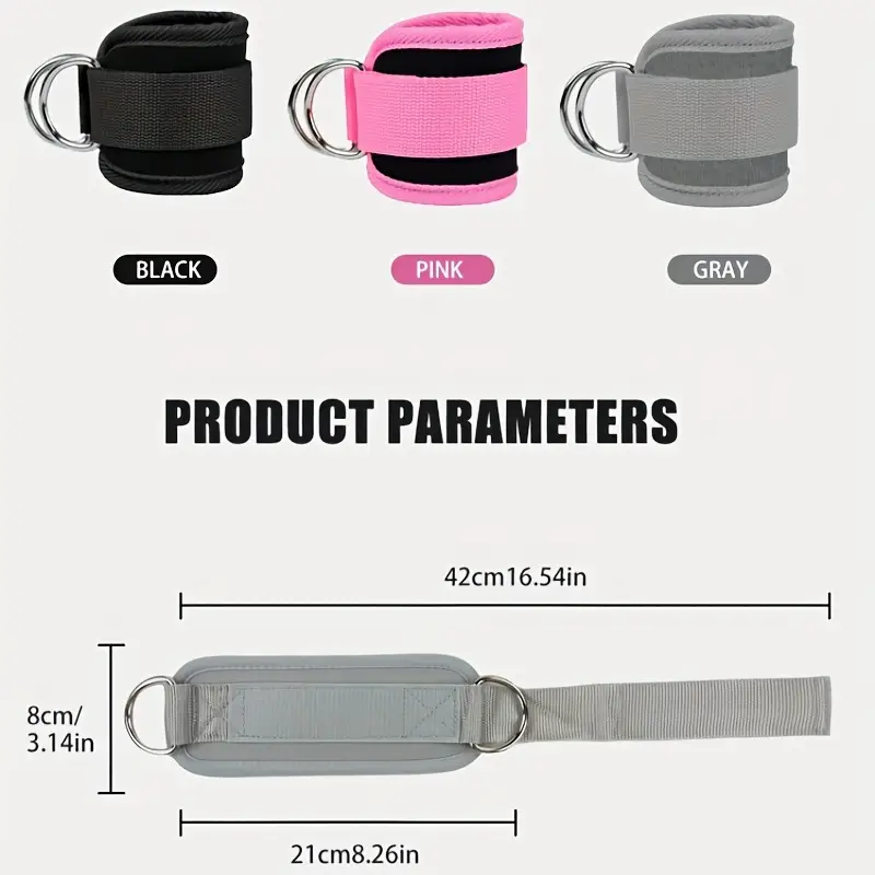 Adjustable Gym Leg Strength Workouts, Hip Fitness Ankle Straps, Sports Guard, Butt Device, Abductors With Buckle