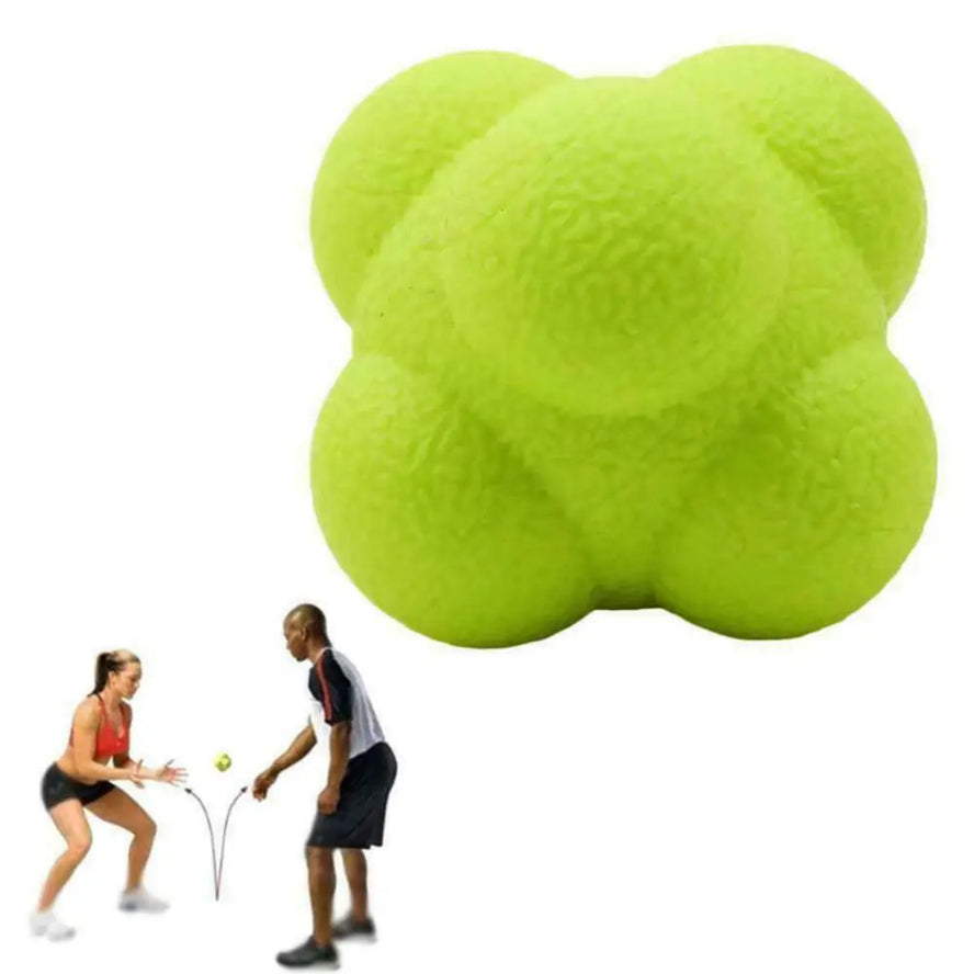 Speed Agility Reaction Ball, Hexagonal Fitness Ball, Reflex Skills Training, Unpredictable Ball, Outdoor Fun Toys
