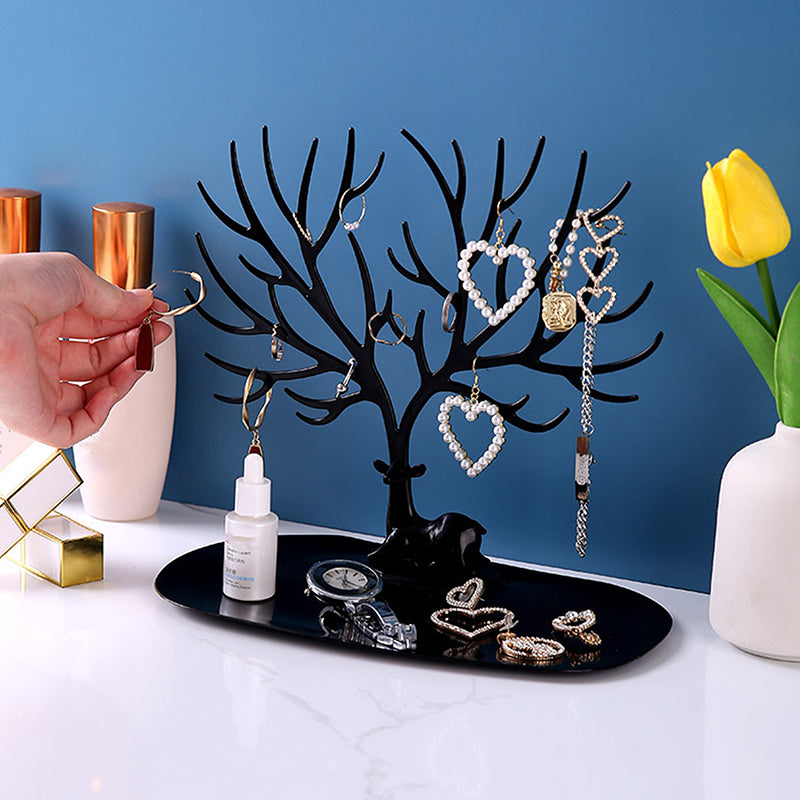 Jewellery Display Stand Jewellery Boxes Case Tree Storage Racks Desktop Organiser Holder Earrings N 2