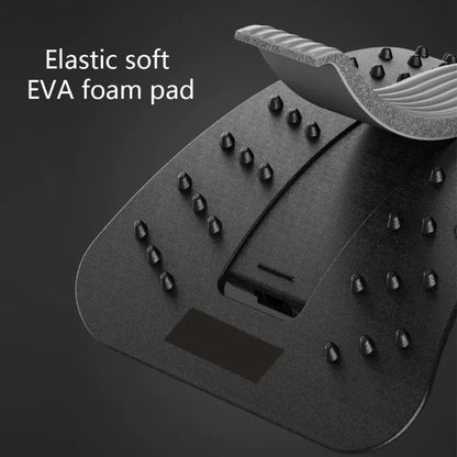 Lumbar Cervical Spine Support Massager Back Stretcher MultiLevel Adjustable Waist And Neck Fitness  4
