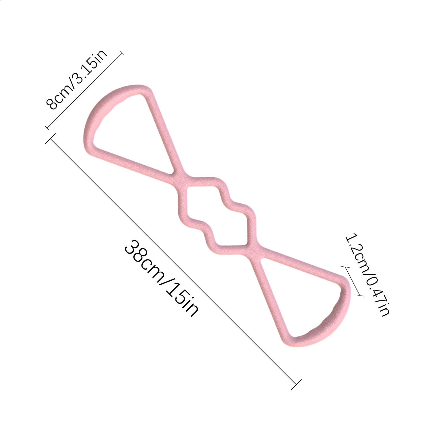 Back Shaping Elastic Band Resistance Bands 8Shaped Stretcher Open Shoulder Stretching Band For Fitn 5