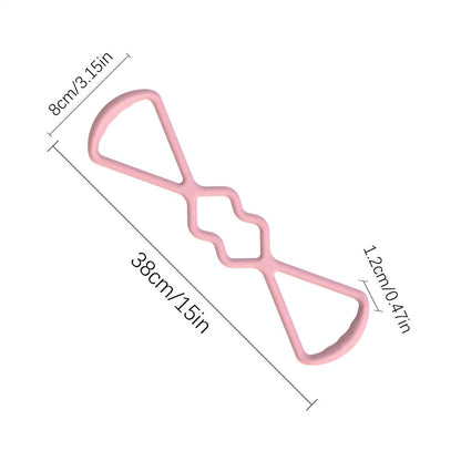 Back Shaping Elastic Band Resistance Bands 8Shaped Stretcher Open Shoulder Stretching Band For Fitn 6