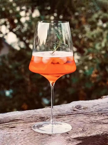Luxury Superior Quality Crystal Wine Glass, Extremely Thin Handmade Flawless Champagne Cup