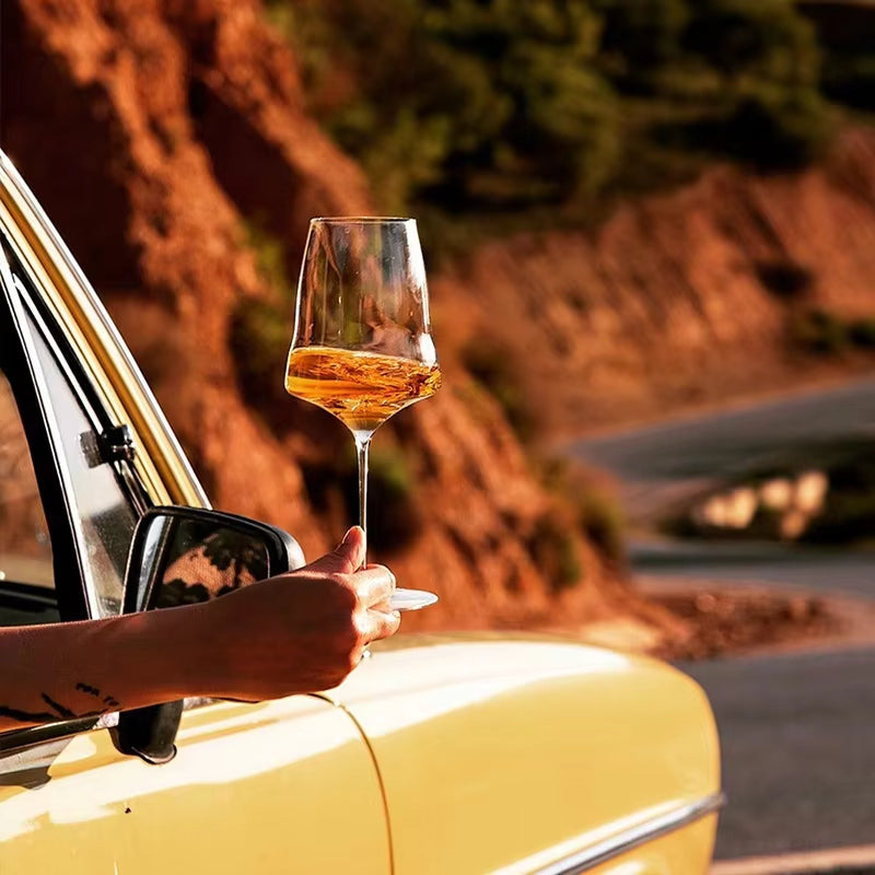 Luxury Superior Quality Crystal Wine Glass, Extremely Thin Handmade Flawless Champagne Cup