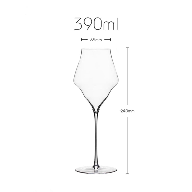Luxury Superior Quality Crystal Wine Glass, Extremely Thin Handmade Flawless Champagne Cup