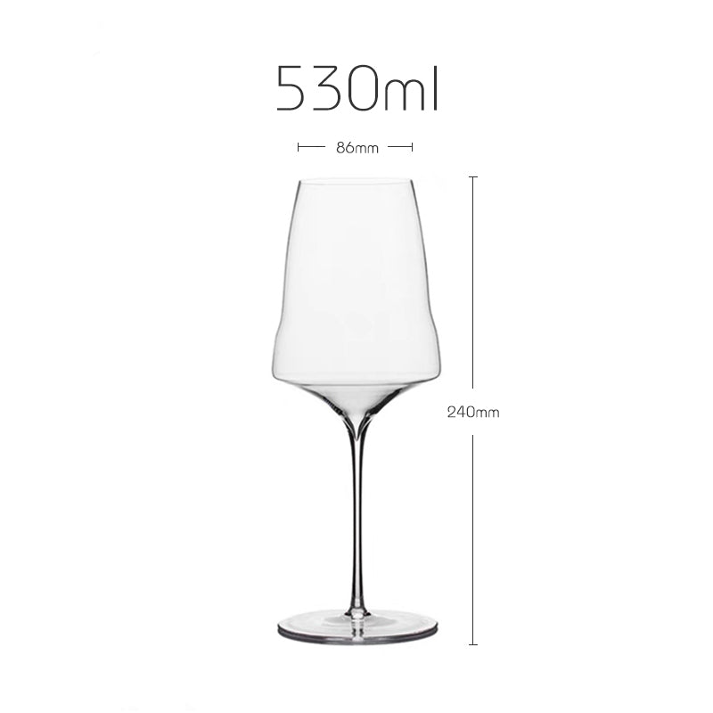 Luxury Superior Quality Crystal Wine Glass, Extremely Thin Handmade Flawless Champagne Cup