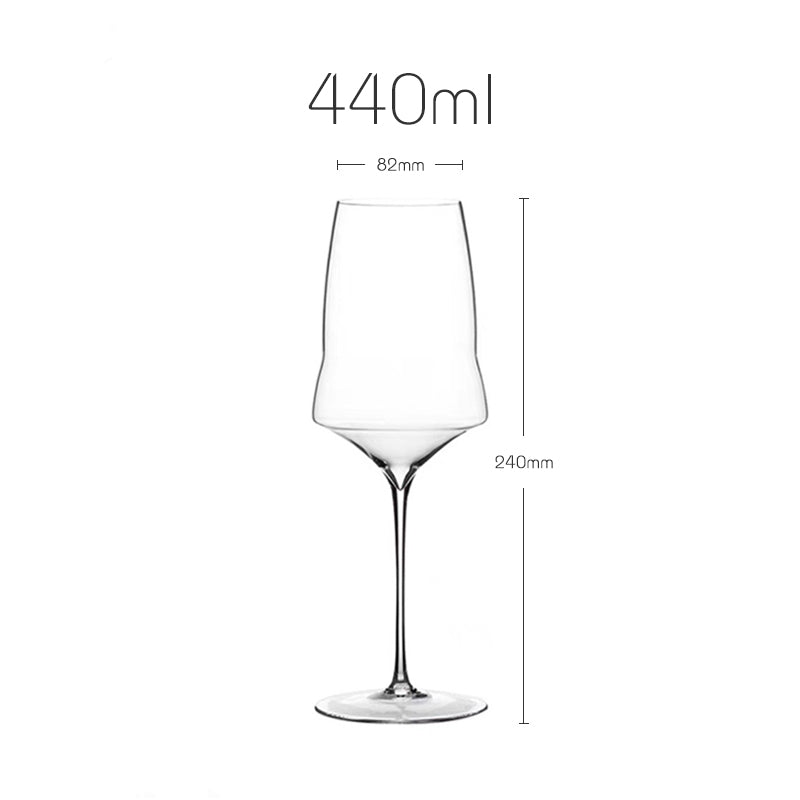 Luxury Superior Quality Crystal Wine Glass, Extremely Thin Handmade Flawless Champagne Cup