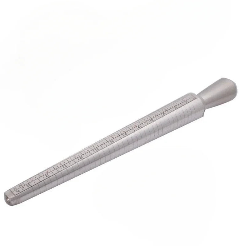 Metal Ring Sizer Measuring Tool Set, Gauge Mandrel Stick Finger Tool, Jewellery Making Equipment Accessories