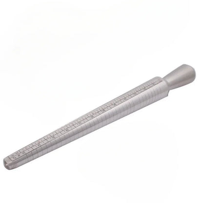 Metal Ring Sizer Measuring Tool Set, Gauge Mandrel Stick Finger Tool, Jewellery Making Equipment Accessories