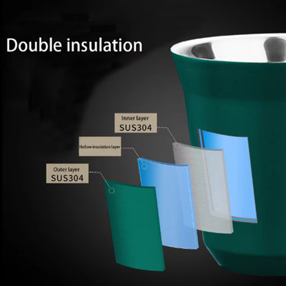 Espresso Mugs Stainless Steel Breakfast Cups Insulated Coffee Milk Water Drink Double Wall Dishwash 4