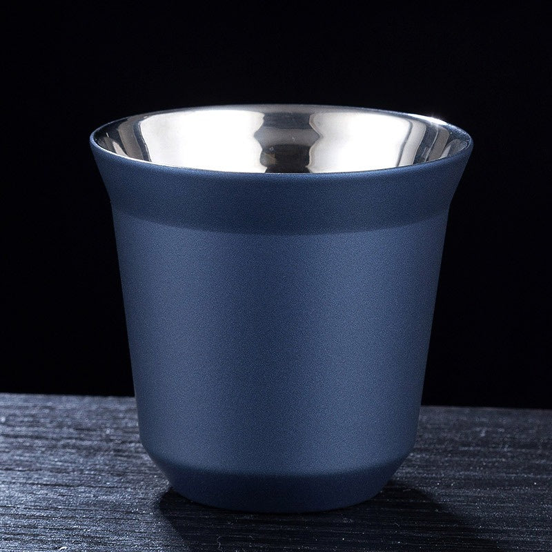 Espresso Mugs Stainless Steel Breakfast Cups Insulated Coffee Milk Water Drink Double Wall Dishwash 5