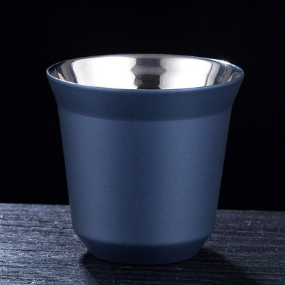 Espresso Mugs Stainless Steel Breakfast Cups Insulated Coffee Milk Water Drink Double Wall Dishwash 5