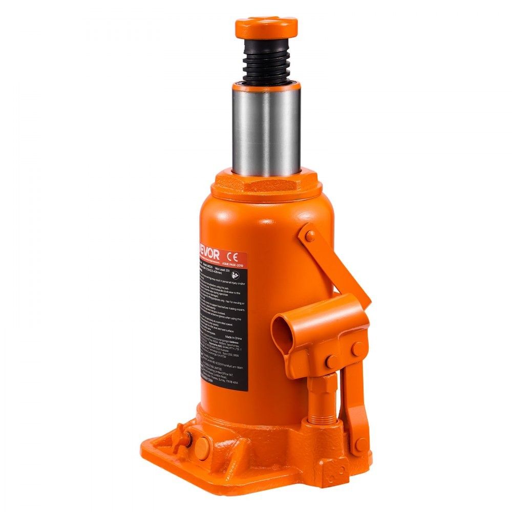 Heavy Duty Hydraulic Bottle Jack, Auto Repair Jack for Car SUV Pickup, High Lift Range