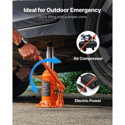 Heavy Duty Hydraulic Bottle Jack Auto Repair Jack For Car SUV Pickup High Lift Range 2