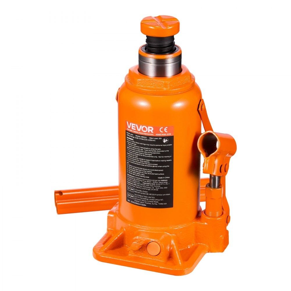 Heavy Duty Hydraulic Bottle Jack Auto Repair Jack For Car SUV Pickup High Lift Range 8