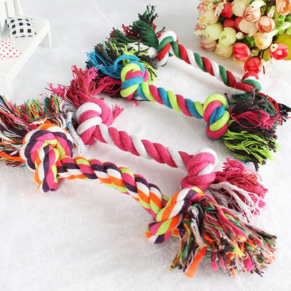 Pet Molar Dog Toy, Cotton Rope Knot, Bite-resistant Chew, Small Dog Puppy, Teeth Cleaning, Stuffy Relief