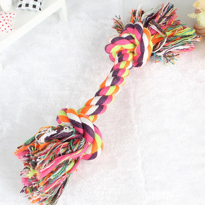 Pet Molar Dog Toy, Cotton Rope Knot, Bite-resistant Chew, Small Dog Puppy, Teeth Cleaning, Stuffy Relief
