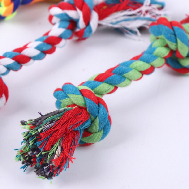 Pet Molar Dog Toy, Cotton Rope Knot, Bite-resistant Chew, Small Dog Puppy, Teeth Cleaning, Stuffy Relief