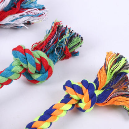 Pet Molar Dog Toy, Cotton Rope Knot, Bite-resistant Chew, Small Dog Puppy, Teeth Cleaning, Stuffy Relief