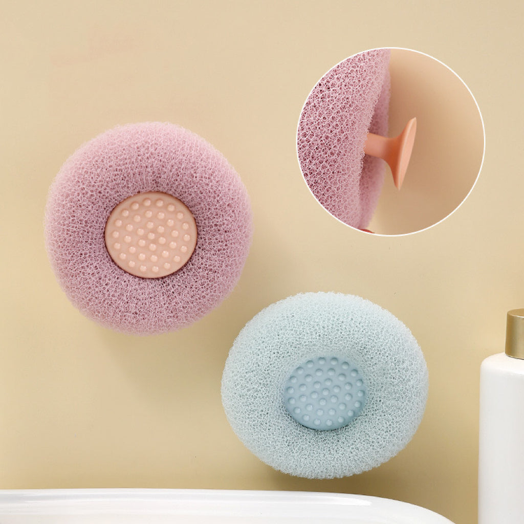 Back Ball Brush, Soft Hair Bath Brush, Mud Body Brush, Sucker Shower Scrubber