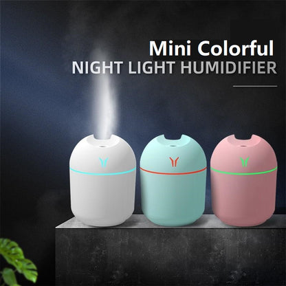 USB Mini Air Humidifier Ultrasonic Mist Maker Diffuser Aroma Essential Oil Diffuser For Home Car LE 4