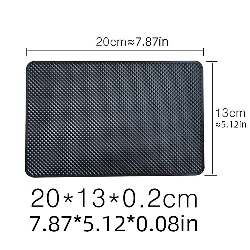 Sticky Anti Slip PVC Pads Car Dashboard Non Slip Mat Heat Resistant Phone Sunglasses Holder Car Int 5