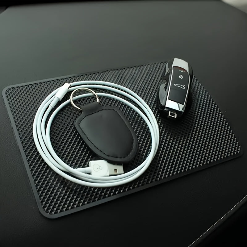 Sticky Anti Slip PVC Pads Car Dashboard Non Slip Mat Heat Resistant Phone Sunglasses Holder Car Int 1
