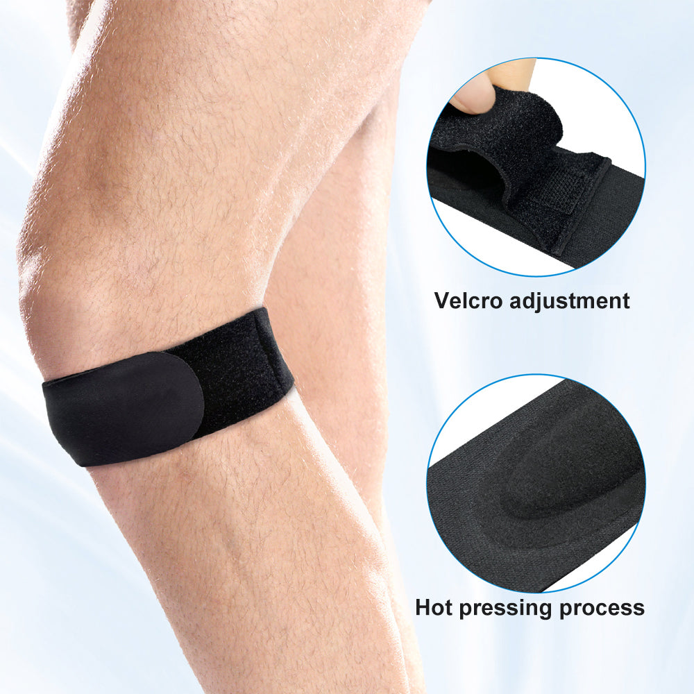 Patella Tendon Support for Jumpers Knee, Sports Knee Stabilizer Strap, Running, Tendonitis, Volleyball, Basketball